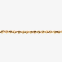 14K Yellow Gold 18-24" 1.35mm Hollow Rope Chain Necklace