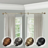 Rod Desyne Tyoma Corner 3/4 Adjustable Curtain