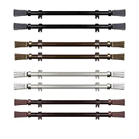 Rod Desyne (Set Of 2) Flare 5/8 Adjustable Side Curtain