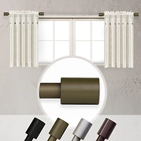 Rod Desyne (Set Of 2) Nora 5/8 Adjustable Side Curtain