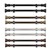 Rod Desyne (Set Of 2) Nisha 5/8 Adjustable Side Curtain