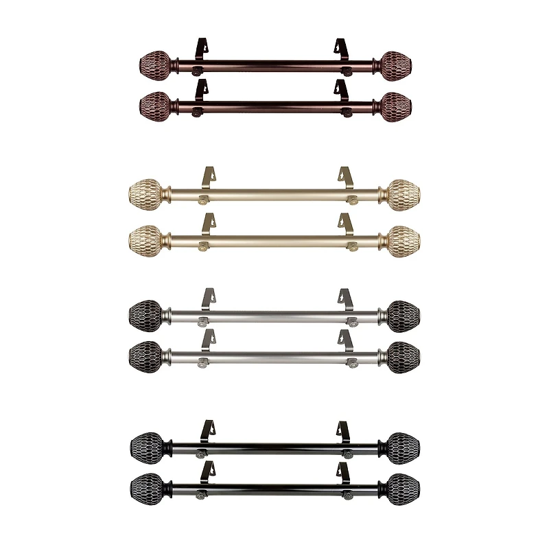 Rod Desyne (Set Of 2) Ashwin 1 Adjustable Side Curtain