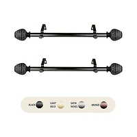 Rod Desyne (Set Of 2) Ashwin 1 Adjustable Side Curtain