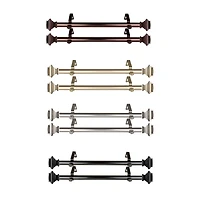Rod Desyne (Set Of 2) Fern 1 Adjustable Side Curtain