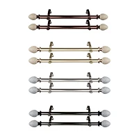 Rod Desyne (Set Of 2) Ovate 1 Adjustable Side Curtain
