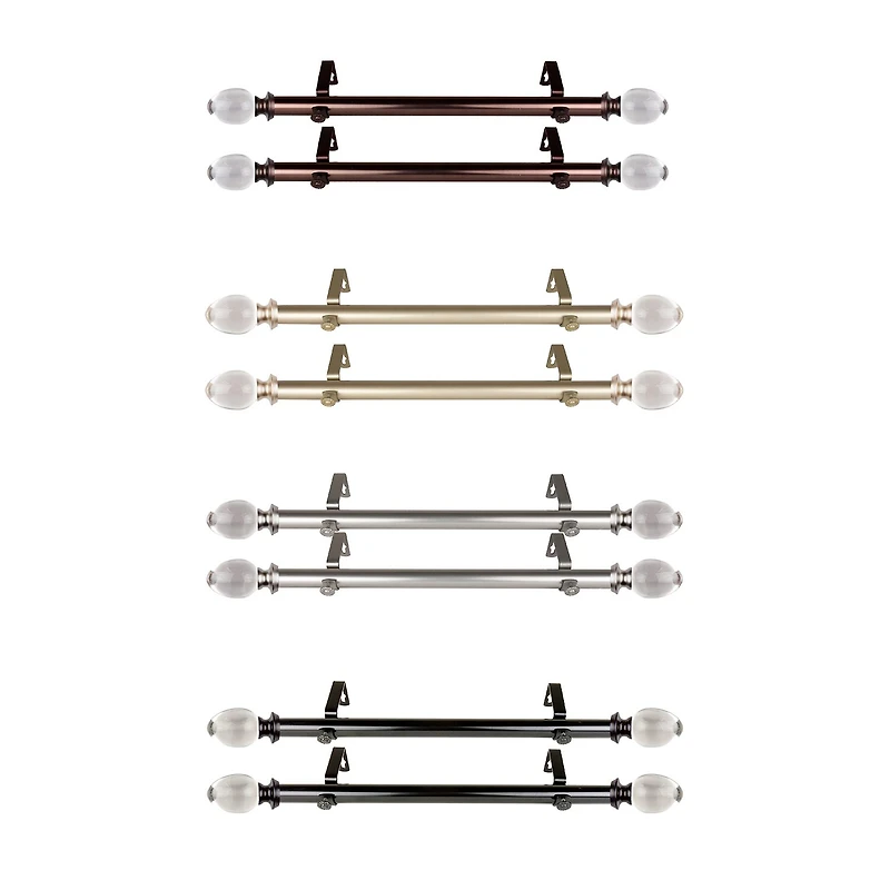 Rod Desyne (Set Of 2) Eileen 1 Adjustable Side Curtain