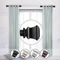 Rod Desyne (Set Of 2) Pineda 1 Adjustable Side Curtain