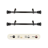 Rod Desyne (Set Of 2) Pineda 1 Adjustable Side Curtain