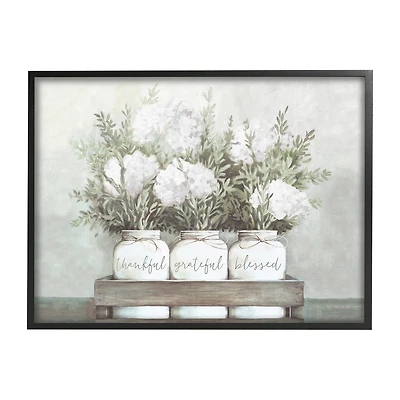 24''X30'' Pristine Hydrangea Print