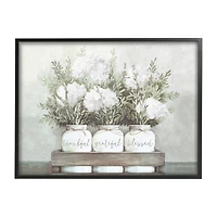 24''X30'' Pristine Hydrangea Print