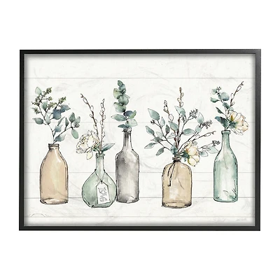 24''X30'' Bottles And Plants Farm Print