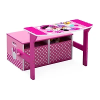 Disney Minnie Mouse Kids Wooden Storage Bench