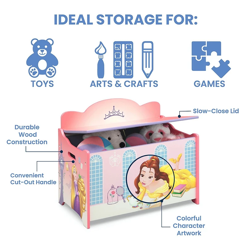 Disney Princess Wooden Toy Box