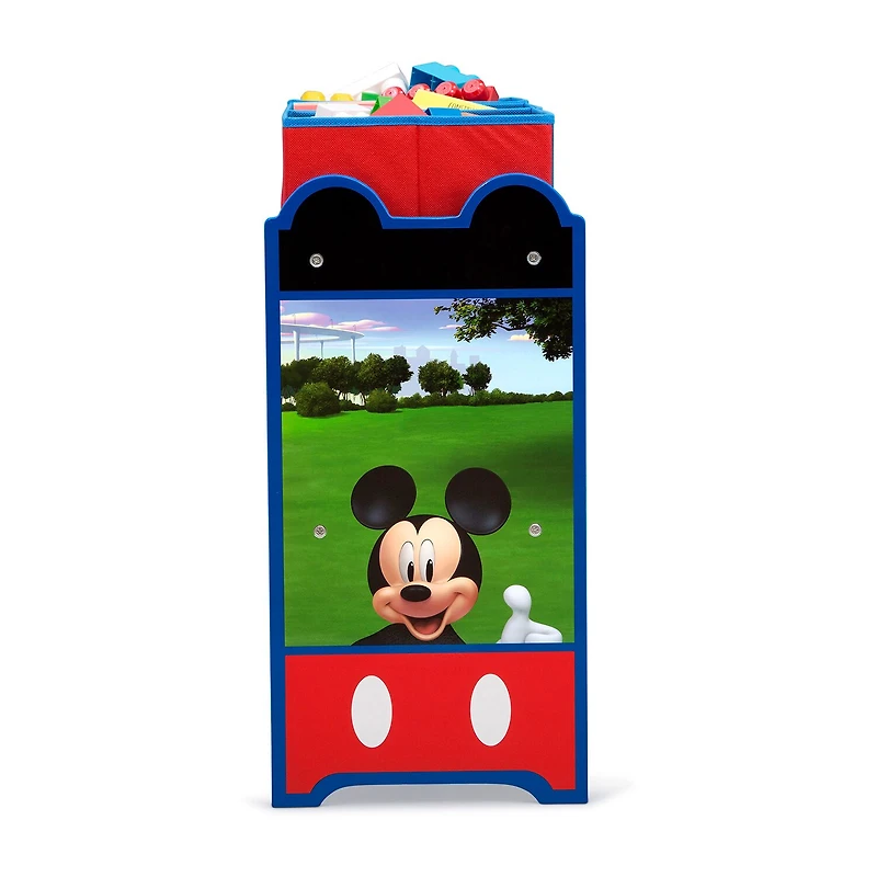 Disney Mickey Mouse 6-Cubby Toy Organizer