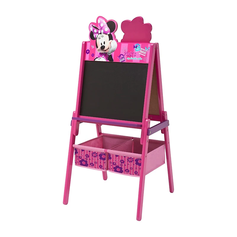 Delta Children Minnie Mouse Wooden Double-Sided Activity Easel Minnie Mouse Easel
