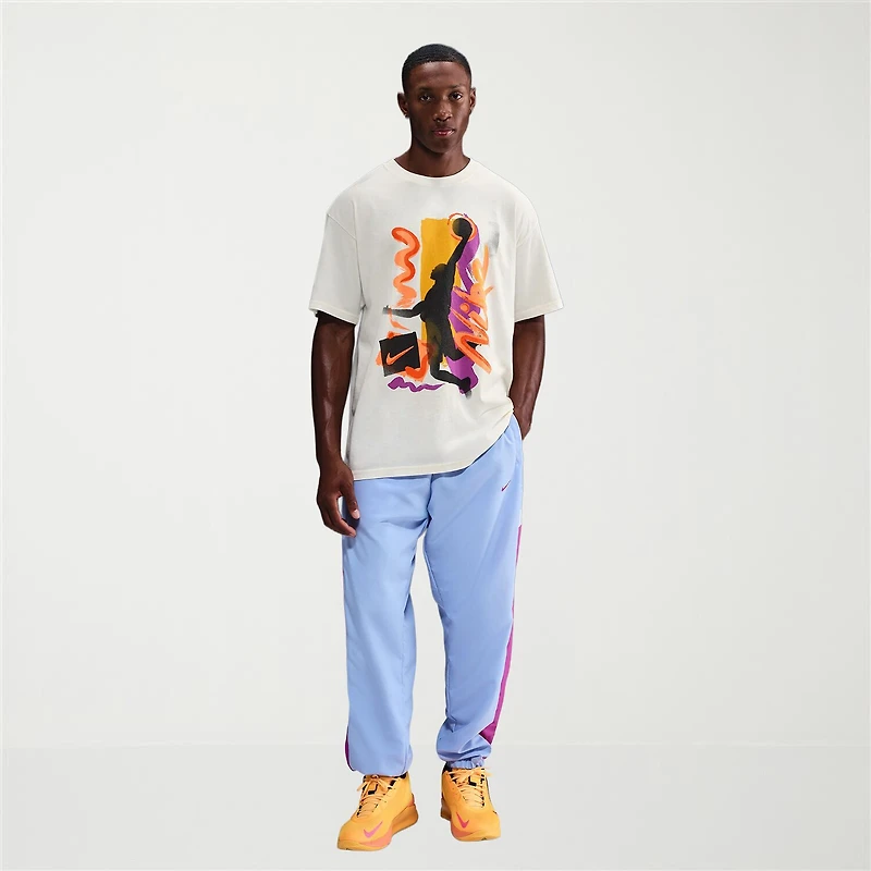 Nike Mens Crew Neck Short Sleeve Regular Fit Big and Tall Graphic T-Shirt