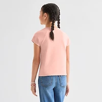 Self Esteem Big Kid Girls Round Neck Short Sleeve T-Shirt