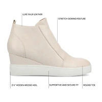 Journee Collection Womens Clara Wedge Sneaker
