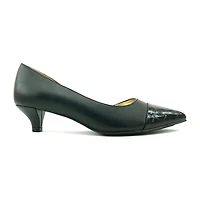east 5th Dion Womens Pointed Closed Toe Kitten Heel Pumps