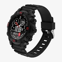 Armitron Connect Unisex Adult Chronograph Black Smart Watch 42-1019bkbk