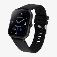 Armitron Connect Unisex Adult Chronograph Black Smart Watch 42-1017dgbk
