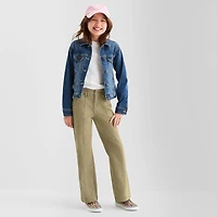Thereabouts Pintuck Little & Big Kid Girls Regular Fit Flare Trouser
