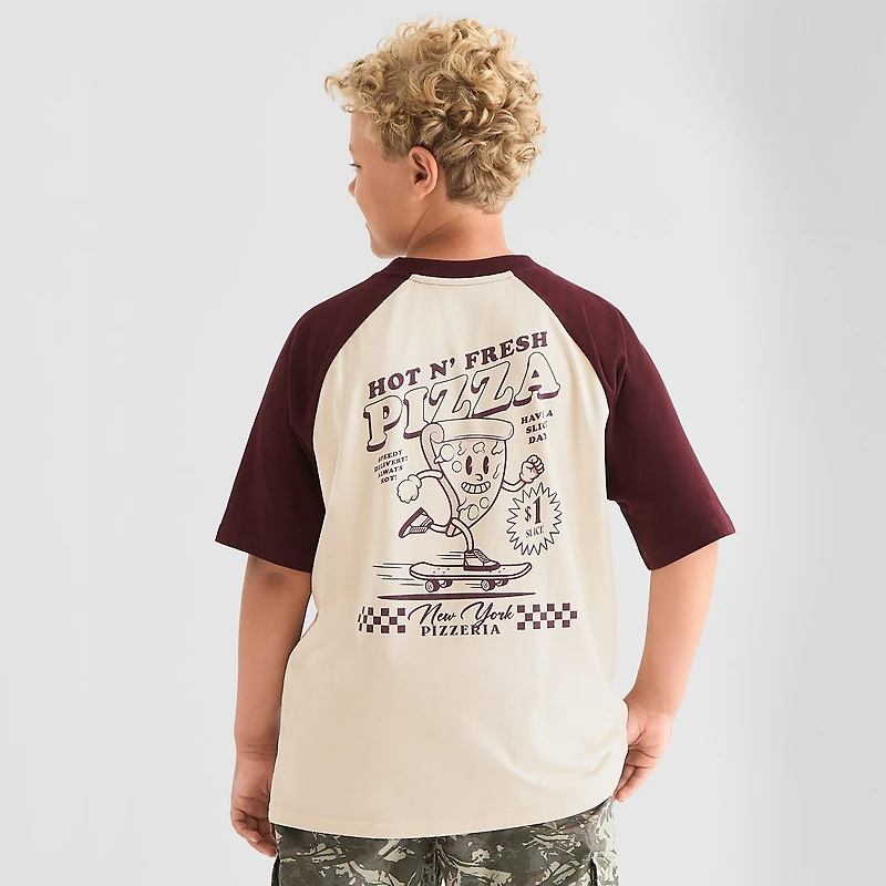 Thereabouts Little & Big Kid Boys Crew Neck Short Sleeve Oversized Graphic T-Shirt