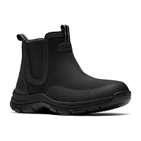 Clarks Mens Walpath Easy Flat Heel Chelsea Boots