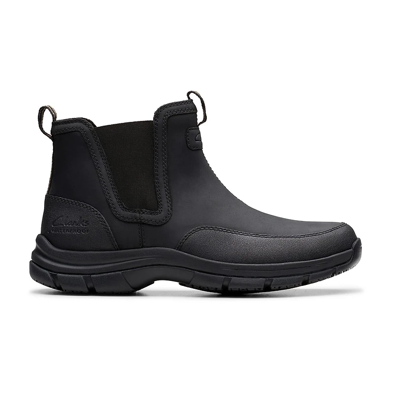 Clarks Mens Walpath Easy Flat Heel Chelsea Boots