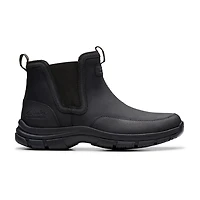 Clarks Mens Walpath Easy Flat Heel Chelsea Boots