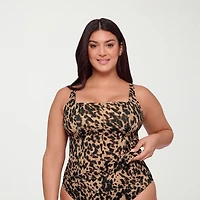 S3 Swim Womens Animal Tankini Swimsuit Top