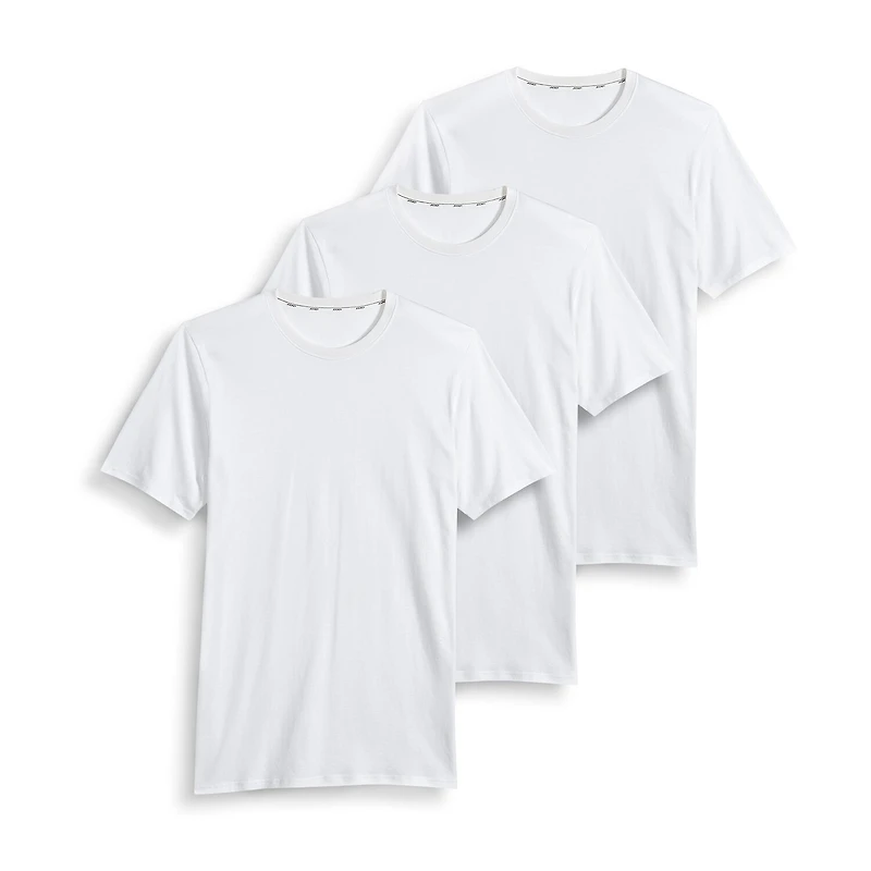 Jockey Tailored Essentials Mens 3 Pack Short Sleeve Crew Neck T-Shirt