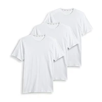Jockey Tailored Essentials Mens 3 Pack Short Sleeve Crew Neck T-Shirt