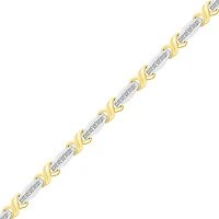 Limited Quantities! Womens 1 CT. T.W. Natural White Diamond 10K Gold 7 Inch Tennis Bracelet