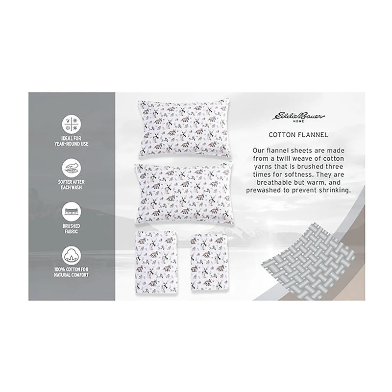 Eddie Bauer Bears And Trees Sheet Set