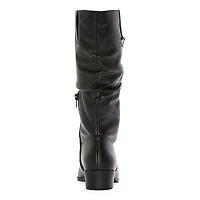 St. John's Bay Womens Fannie Stacked Heel Slouch Boots