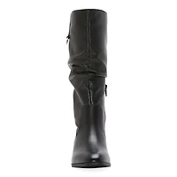 St. John's Bay Womens Fannie Stacked Heel Slouch Boots