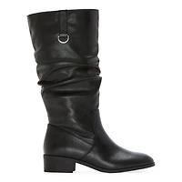 St. John's Bay Womens Fannie Stacked Heel Slouch Boots