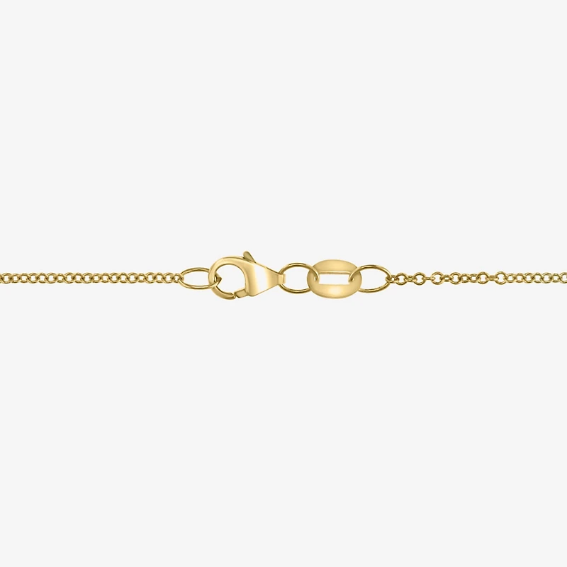 Effy Final Call Limited Quantities! Womens 1/7 CT. T.W. Genuine Green Onyx 14K Gold 16 Inch Pendant Necklace