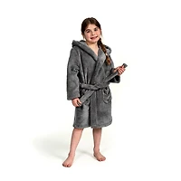 Linum Home Textiles Plus Kids Bathrobe Unisex Long Sleeve Length Robe