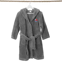 Linum Home Textiles Plush Boat Kids Bathrobe Unisex Long Sleeve Length Robe