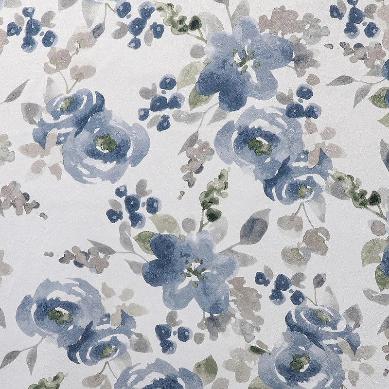 Regal Home Ayden Floral Grommet Top Energy Saving Blackout Single Curtain Panel