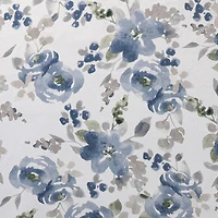Regal Home Ayden Floral Grommet Top Energy Saving Blackout Single Curtain Panel