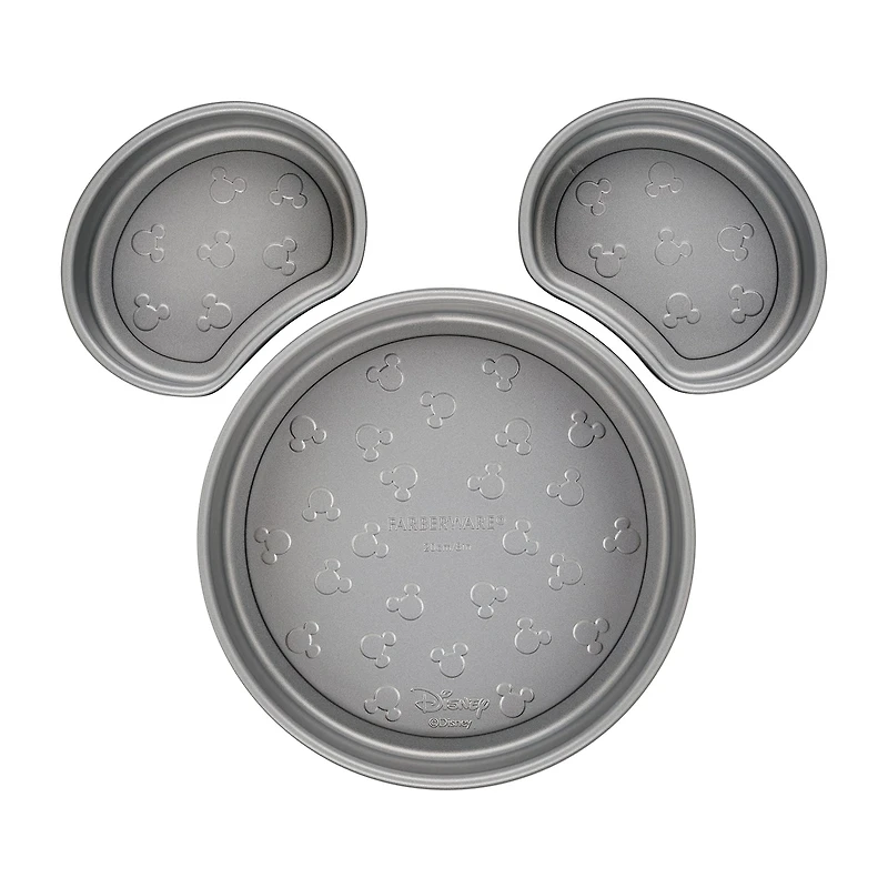 Farberware Disney Bake with Mickey Mouse 3-pc. Non-Stick Head Cake Pan Set