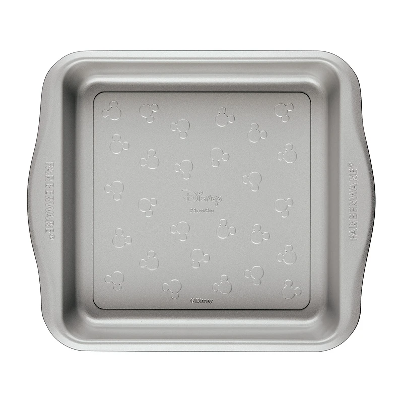 Farberware Disney Bake with Mickey Mouse 9" Non-Stick Square Cake Pan
