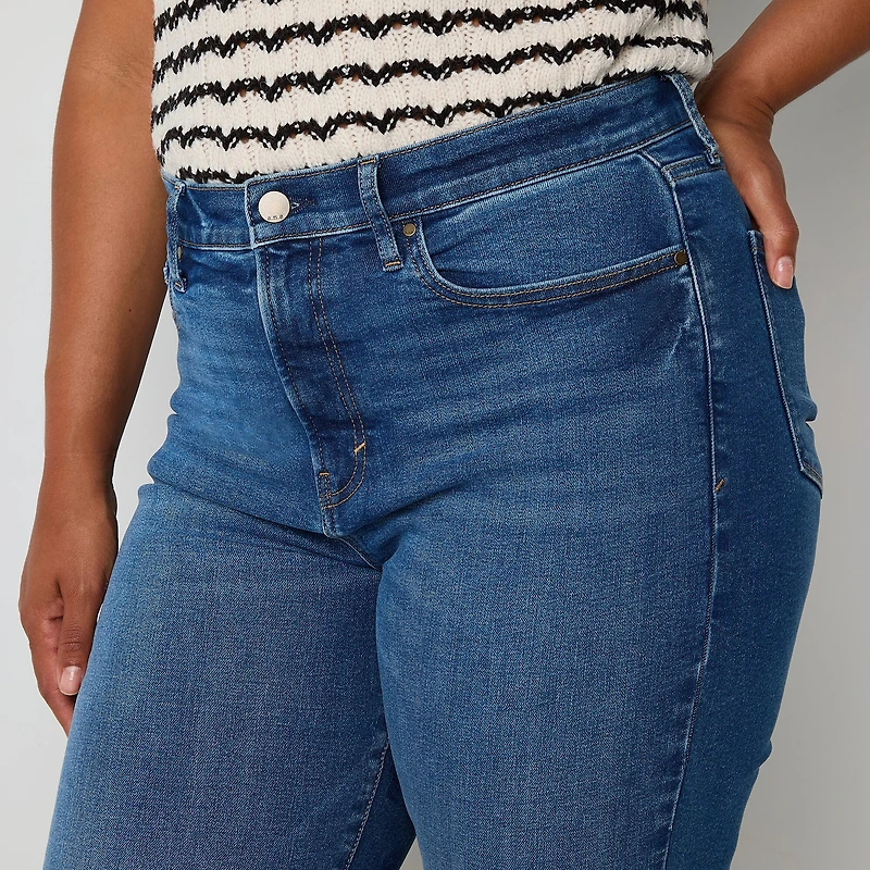 A.N.A Womens Tall High Rise Straight Leg Jean