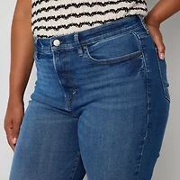 A.N.A Womens Tall High Rise Straight Leg Jean