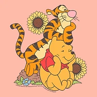 Toger Womens Juniors Crew Neck Short Sleeve Slim Fit Winnie The Pooh Graphic T-Shirt