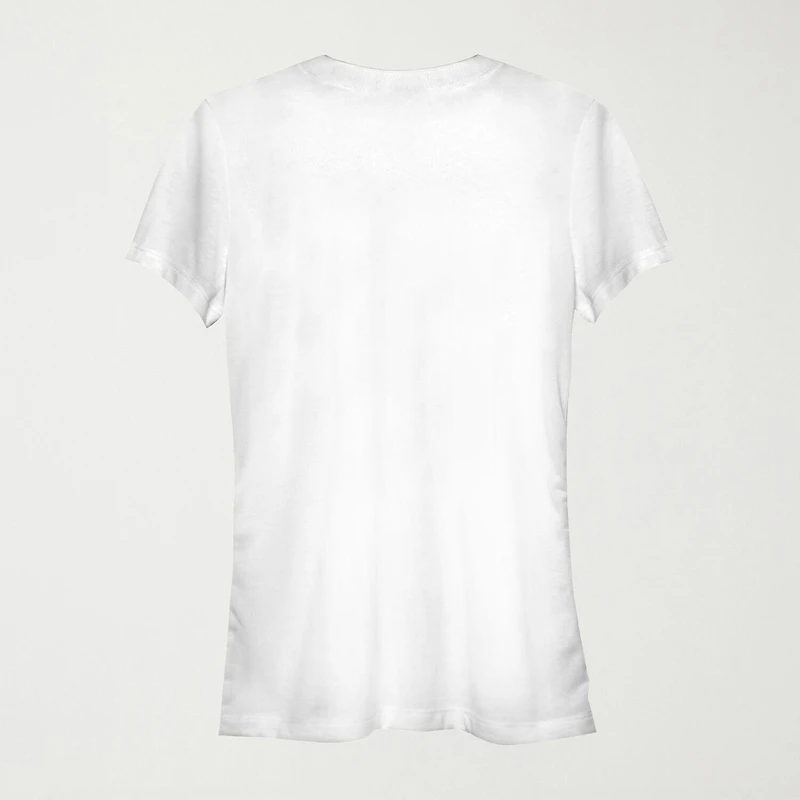 Lizzie Toon Logo Womens Juniors Crew Neck Short Sleeve Regular Fit Graphic T-Shirt