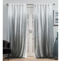Exclusive Home Curtains Crescendo Tab Top Room Darkening Set of 2 Curtain Panel